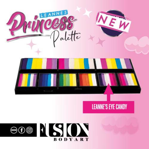 Fusion Body Art - Leannes Princess Palette (LEANNES PRINCESS PALETTE)